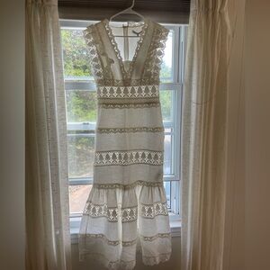 Endless Rose Lace Maxi Dress sz S NWT